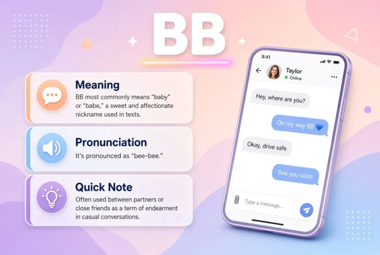 What Does BB Mean in Text