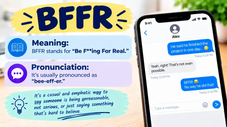 What Does BFFR Mean in Text