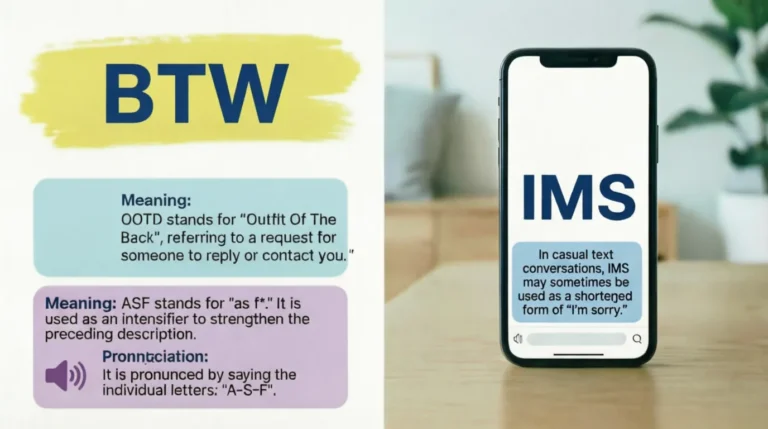 What Does BTW Mean in Text