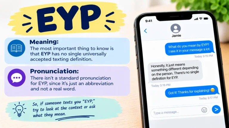 What Does EYP Mean in Text From a Girl