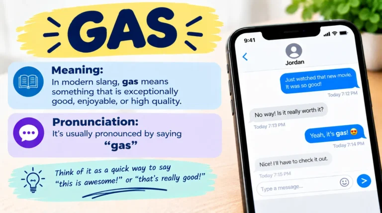 What Does Gas Mean in Text