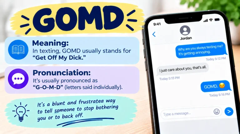 What Does GOMD Mean in Text