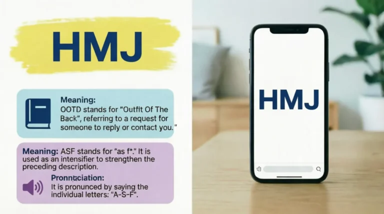 What Does HMJ Mean in Text