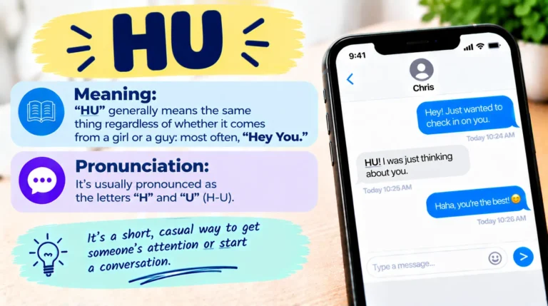 What Does HU Mean in Text
