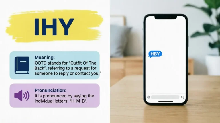 What Does IHY Mean in Text
