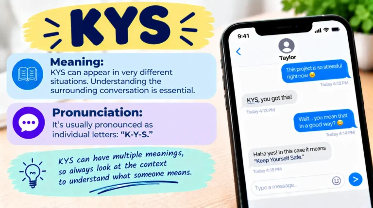 What Does KYS Mean in Text