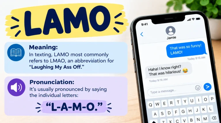 What Does LAMO Mean in Text