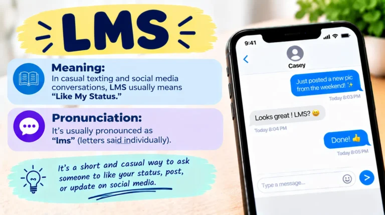 What Does LMS Mean in Text