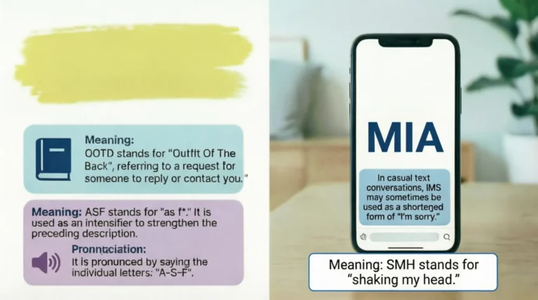 What Does MIA Mean in Text