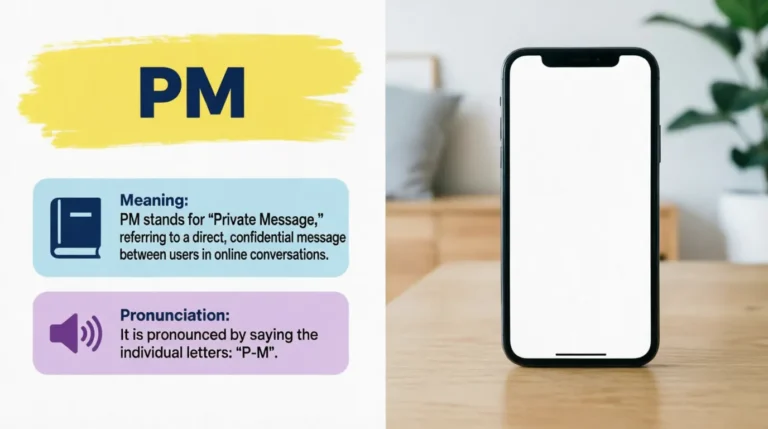 What Does PM Mean in Text