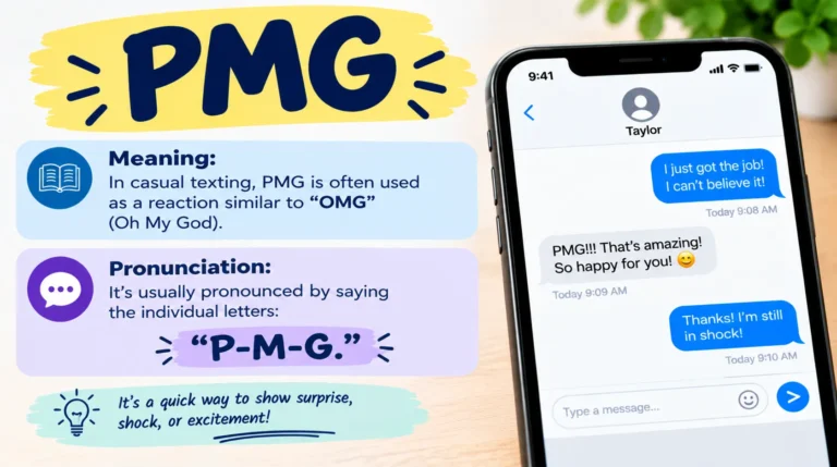 What Does PMG Mean in Text