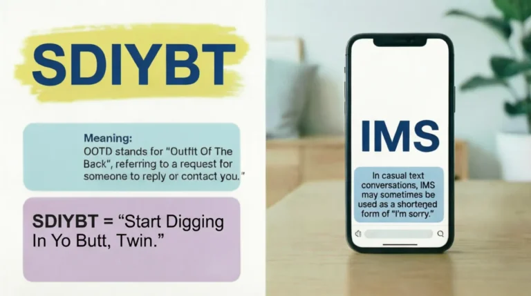 What Does SDIYBT Mean in Text