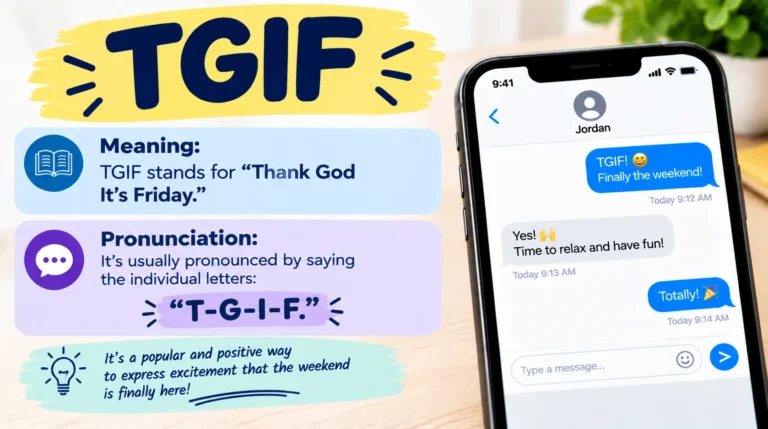 What Does TGIF Mean in Text