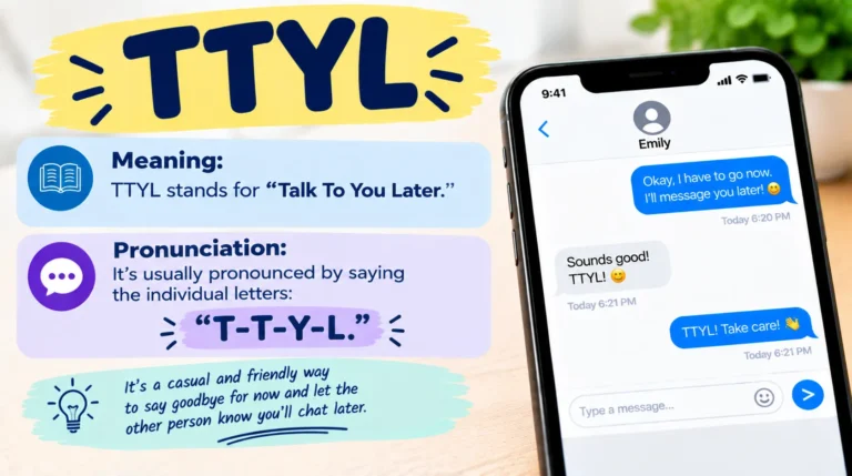 What Does TTYL Mean in Text