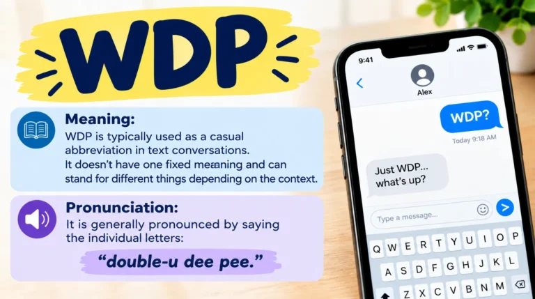 What Does WDP Mean in Text