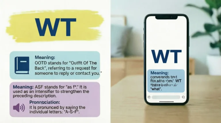 What Does WT Mean in Text