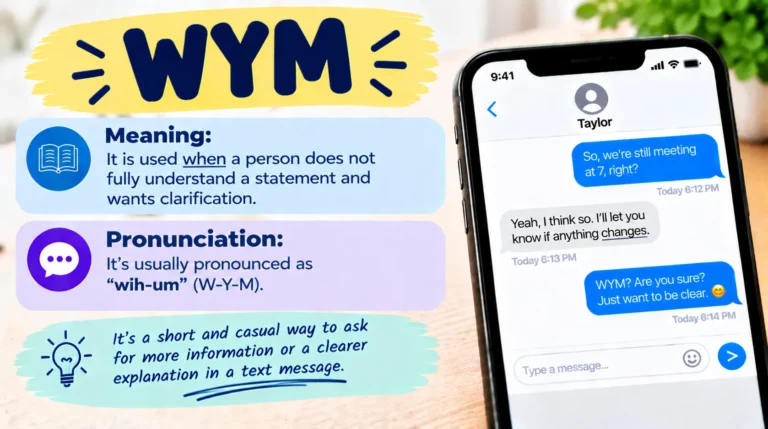 What Does WYM Mean in Text
