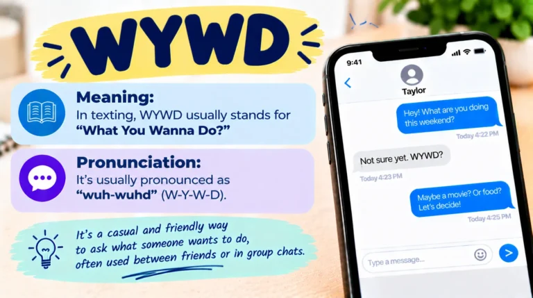 What Does WYWD Mean in Text