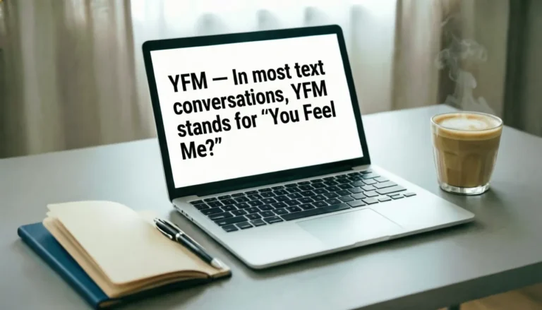What Does YFM Mean in Text