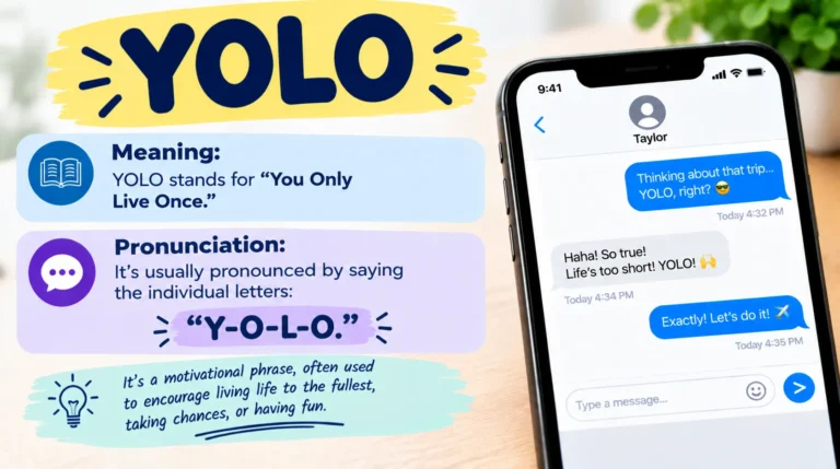 What Does YOLO Mean in Text