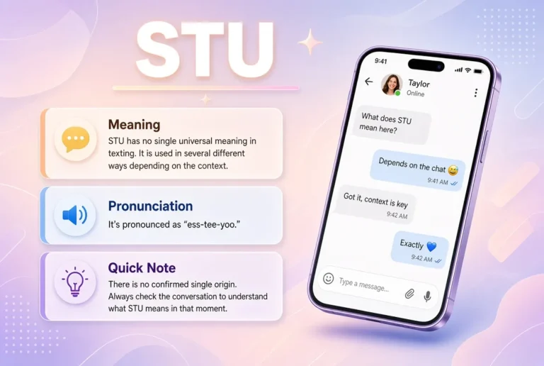 What Does STU Mean in Text