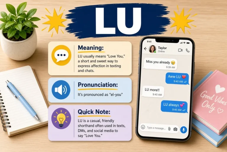 What Does LU Mean in Text