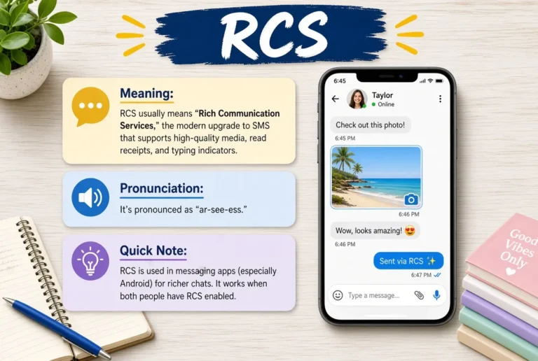 What Does RCS Mean in Text