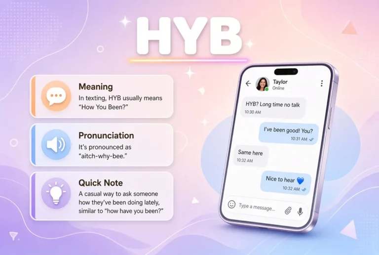 What Does HYB Mean in Text
