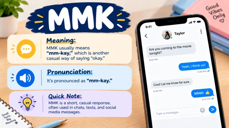 What Does MMK Mean in Text