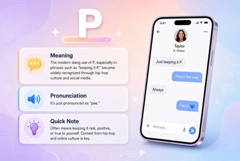 What Does “P” Mean in Text