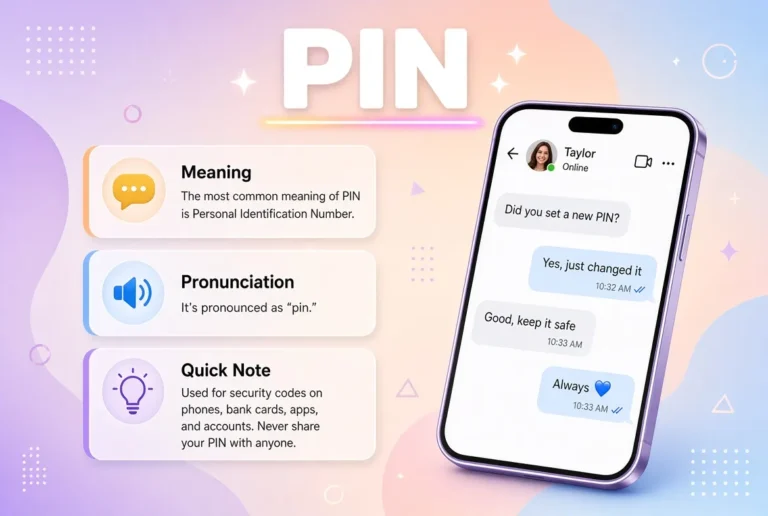 What Does PIN Mean in Text