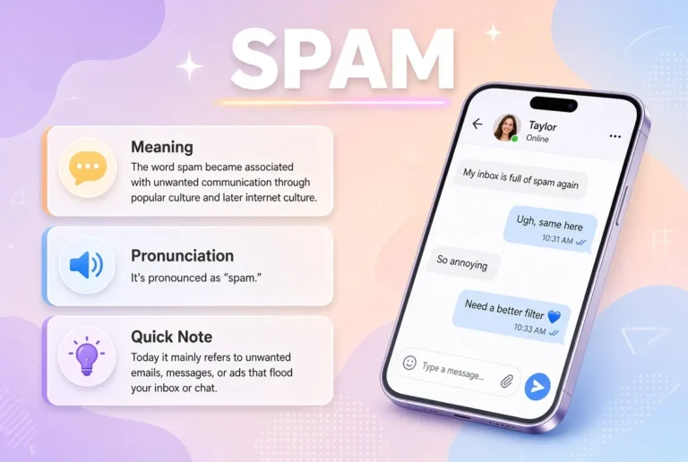 What Does Spam Mean in Text